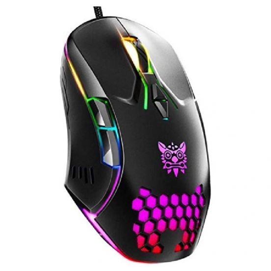 Onikuma CW902 Wired Gaming Mouse RGB - Black